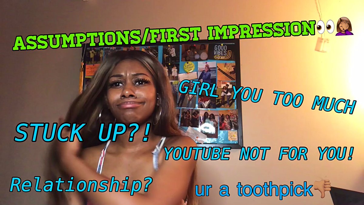 MayaMoreof's tweet photo. assumptions &amp; first impression about me🥴👏🏽 lets get it!! 

https://t.co/b0wKhnqWbO https://t.co/x5u93TVUtD