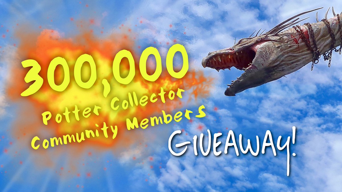 pottercollector's tweet photo. 300,000 SUBSCRIBERS!

This community of collectors is on fire! Thank you for liking, commenting, subscribing, collecting, and being a valuable individual in The Potter Collector community. ❤️💛💙💚

To thank you, I am doing a HUGE giveaway here: https://t.co/Wi747BbbBF https://t.co/IxgLs9HXxZ