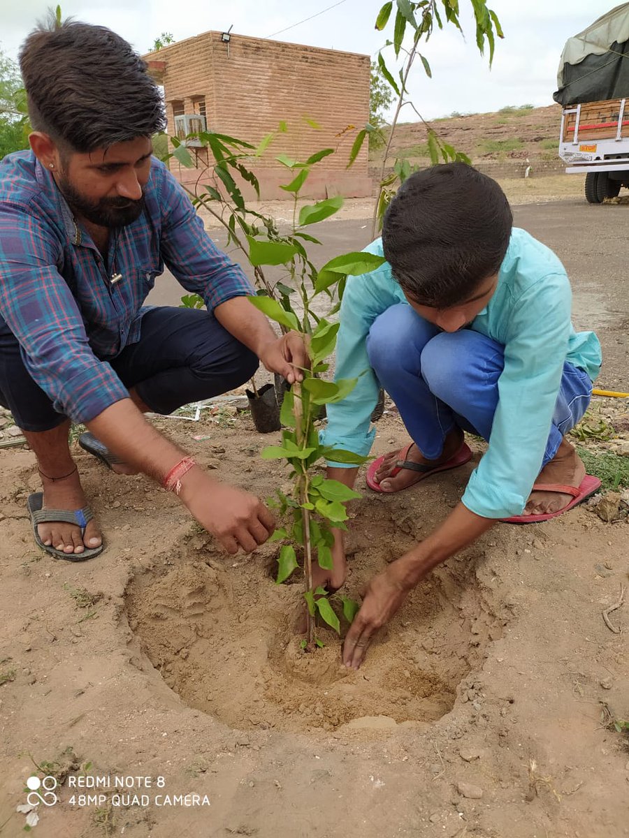 OmChoudhary_'s tweet photo. सोमवती और हरियाली अमावस्या के पावन पर्व पर पौधारोपण कर प्रकृति का आशीर्वाद लिया।
🚩! हर हर महादेव !🚩
#nature #GreenIndiaChallenge
#Hariyaliamavasya #Rajasthan
#naturelover #greenIndia
#NaturalBeauty #culture
#birthdayMemory
@RajeshJ08571284 https://t.co/BKOjmYrExe