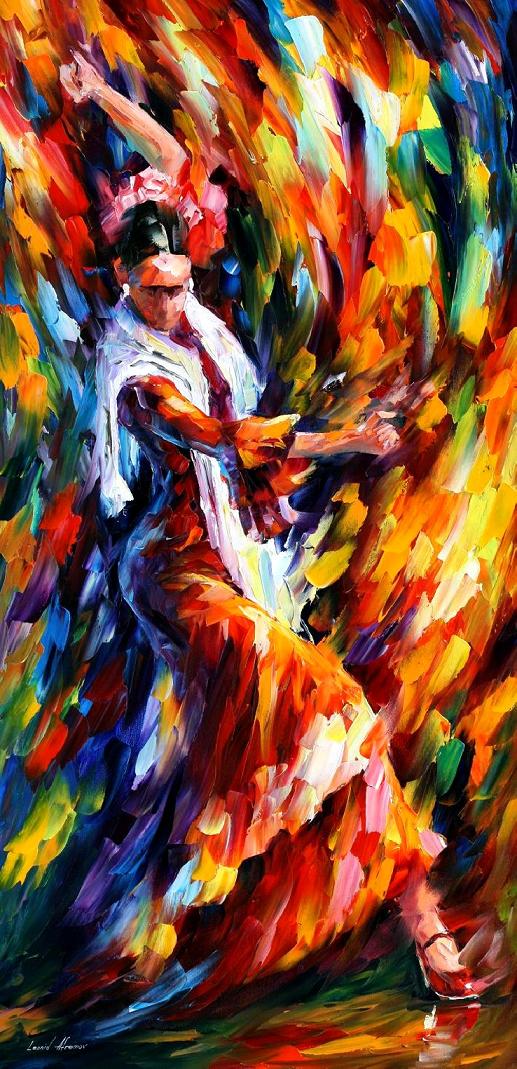 barber_ev's tweet photo. Flamenco Dancer by Leonid Afremov https://t.co/gnNH5E3Ctr https://t.co/nZckR1gtK5