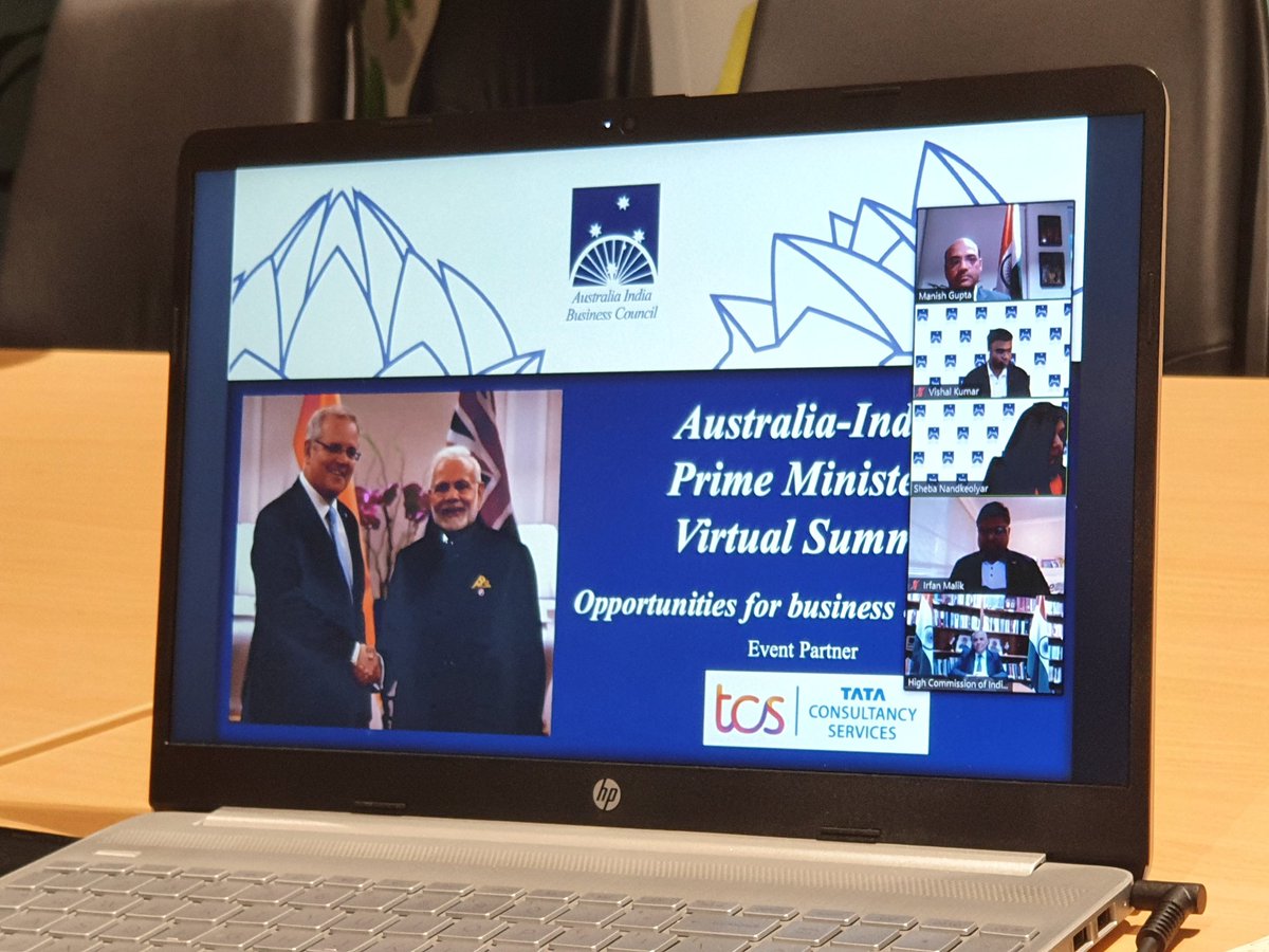 cgisydney's tweet photo. AIBC's webinar moderated by Sheba Nandkoelyar builds upon the outcome of Virtual Summit! New ideas to deepen partnership. Excellent participation by all stakeholders. https://t.co/yZwbsGLvcZ