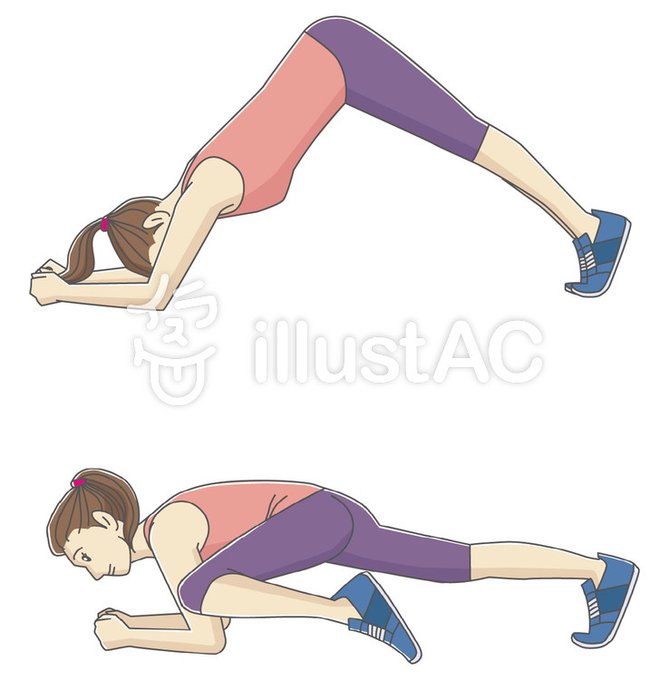 筋トレ女子のtwitterイラスト検索結果