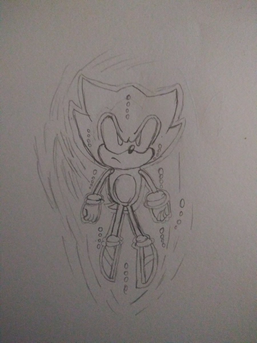 LenchiRoberts's tweet photo. My 8 year old loves Sonic and he loves drawing the sonic characters. So proud of him! @sonic_hedgehog @SonicMovie 
#youngartists #blackartists https://t.co/FMOI3WqAM7