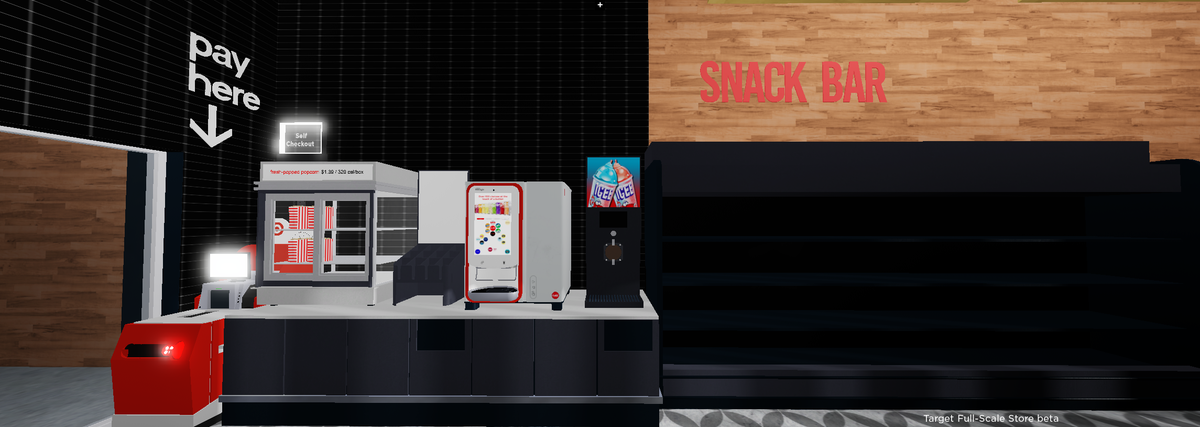 DevLetterform's tweet photo. New #TargetNextGen design is finally here again with a new Snack Bar, fitting rooms, grocery, and pharmacy.
@TikedOut @battleactionRLX
https://t.co/VIQCXDNqIk
#roblox #robloxdev https://t.co/IOzJQE2yqa