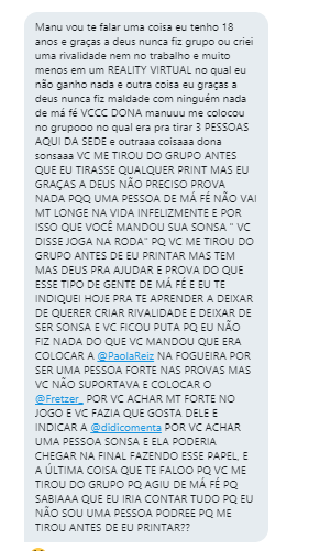 BaahBiel's tweet photo. André não é de poucas palavras mas não esconde o que acha. 

Entendi que @ATretaa é 🐍 mas nas estratégias dela fiz a Nazaré . #Friends9 https://t.co/dBJ5495erq