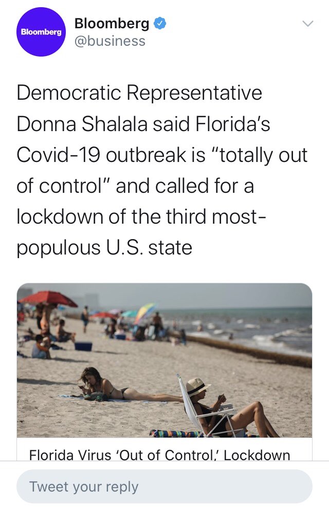 Yes, let’s illustrate the crisis with widely-spaced people outdoors in a vast and sunny beach,  @business. Very, very informative.