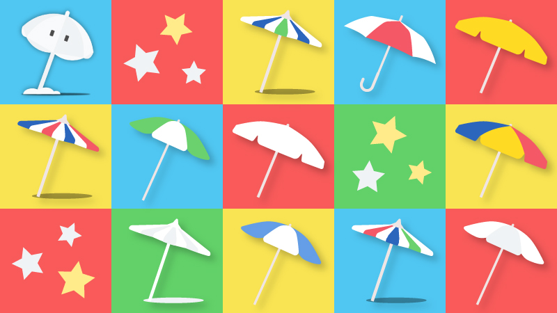 ビーチパラソル