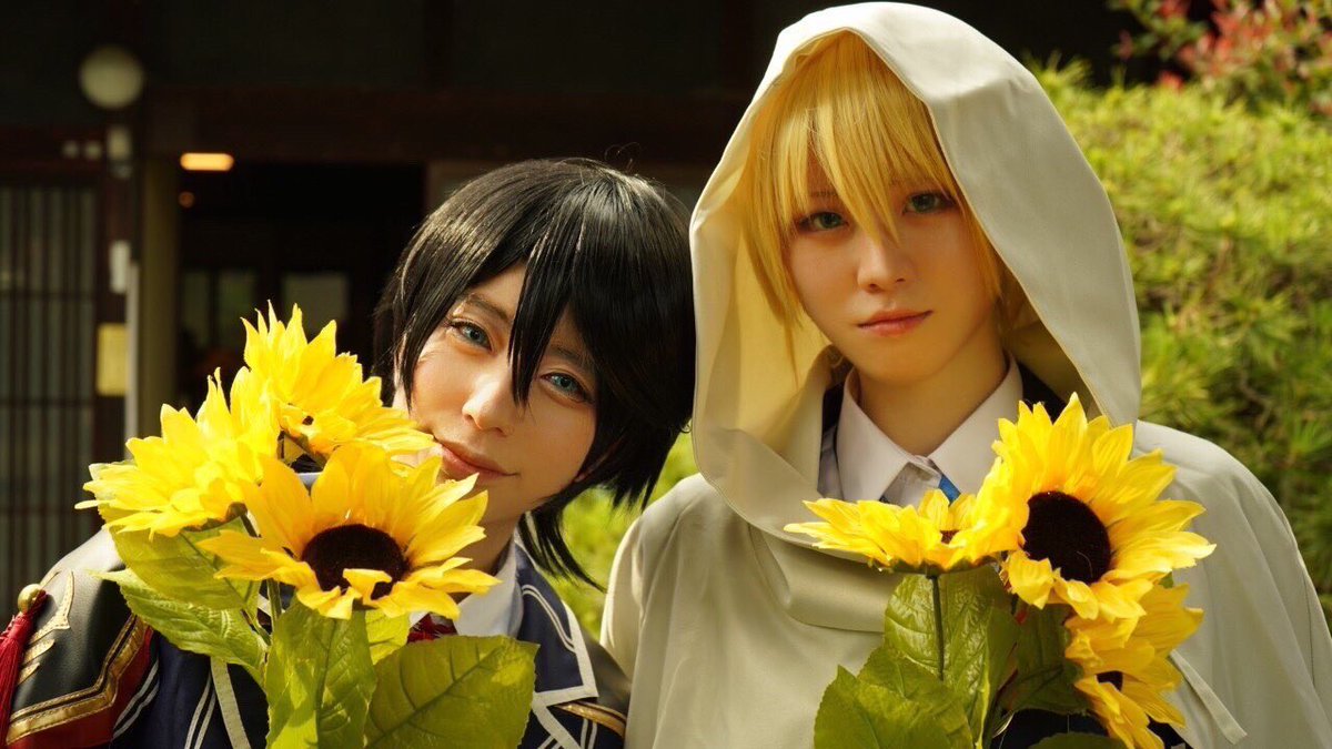 mg8xn's tweet photo. ⚠︎cos⚠︎
国広兄弟

🌻向日葵🌻
┈┈┈┈┈┈┈┈┈┈┈┈┈┈

あなただけを見つめる

　　　憧れ

┈┈┈┈┈┈┈┈┈┈┈┈┈┈

#20200719Ivy本丸 https://t.co/nFRgOY9eLq