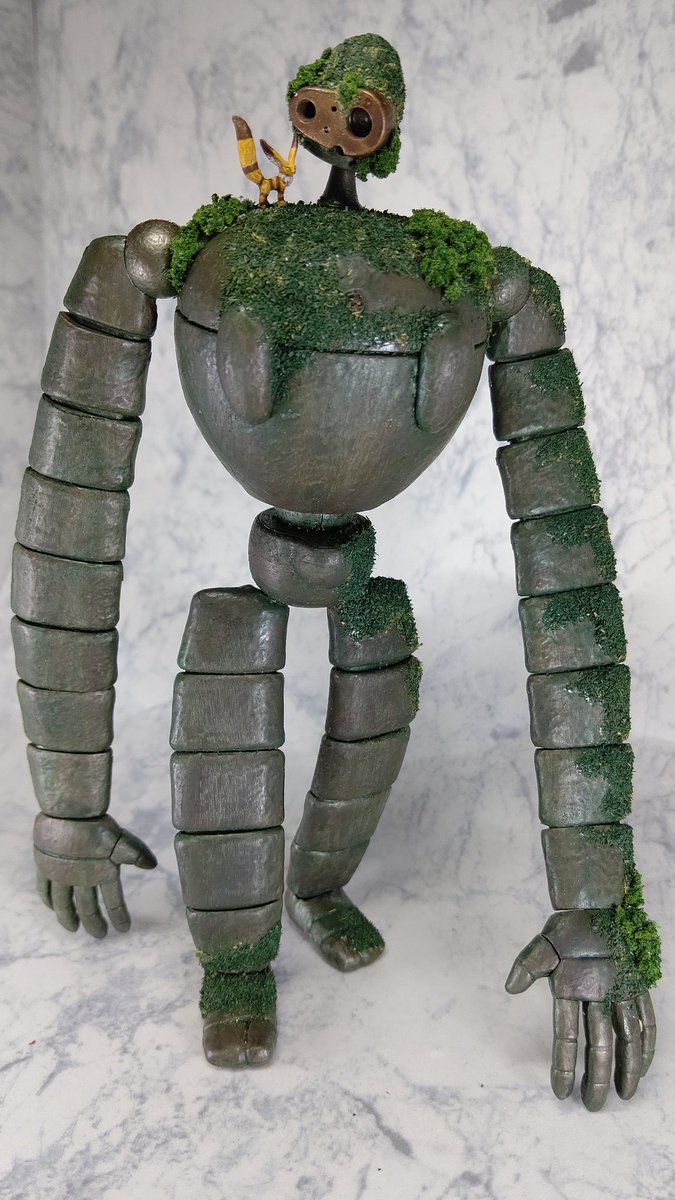 水掛論 ファインモールド ラピュタの1 ロボット兵完成しました ええもうnippper様の記事の影響を多分に受けております ロボット兵のデザイン良いですよね シンプルな中に 可愛い 怖い 不気味 哀愁 ユーモラス 様々な感情が呼び起こされるような