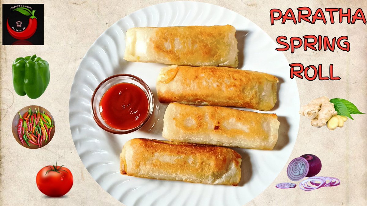 100rupaC's tweet photo. PARATHA SPRING ROLL
To know the recipe click below link 👇
https://t.co/P5oupCvNrU
For more delicious recipes subscribe my youtube channel 👇
https://t.co/EvbrjWgcHw
#parathaspringroll #springrollrecipe #recipe #cooking #snacks #homemadesnacks #easymadesnacks #100rupascuisine https://t.co/OiHSrrPgAT