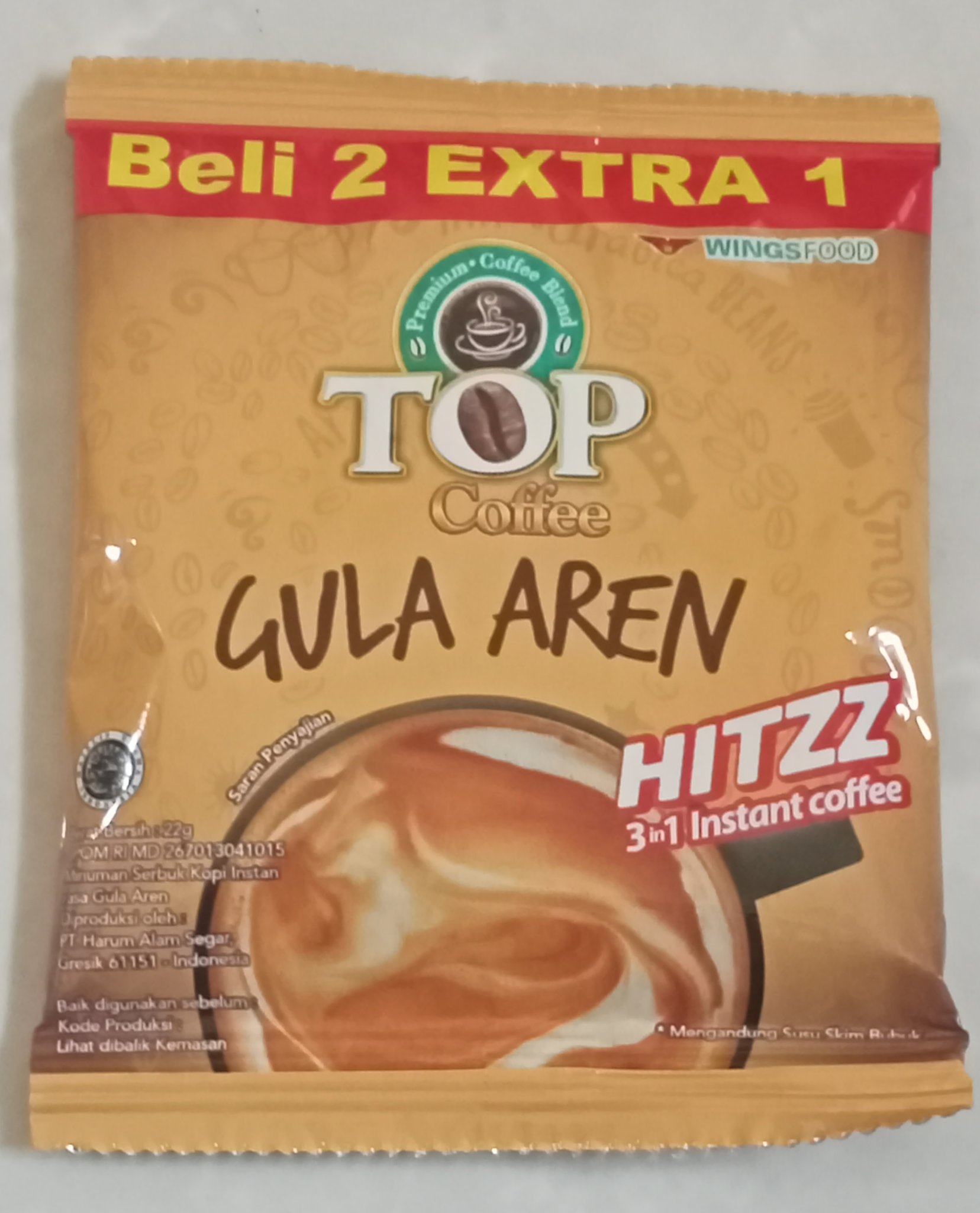 Top coffee kopi gula aren