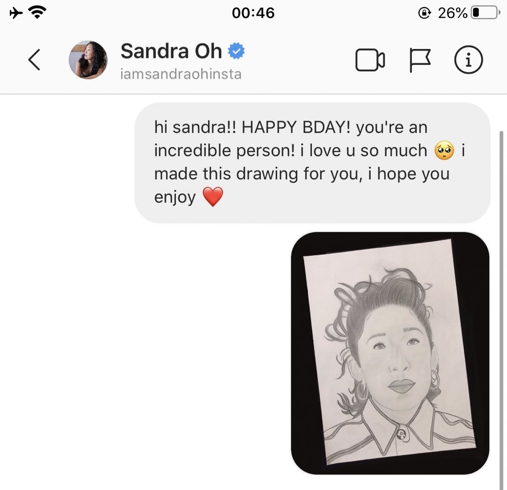 A esperança é a última que morre 

HAPPY BIRTHDAY SANDRA OH 
