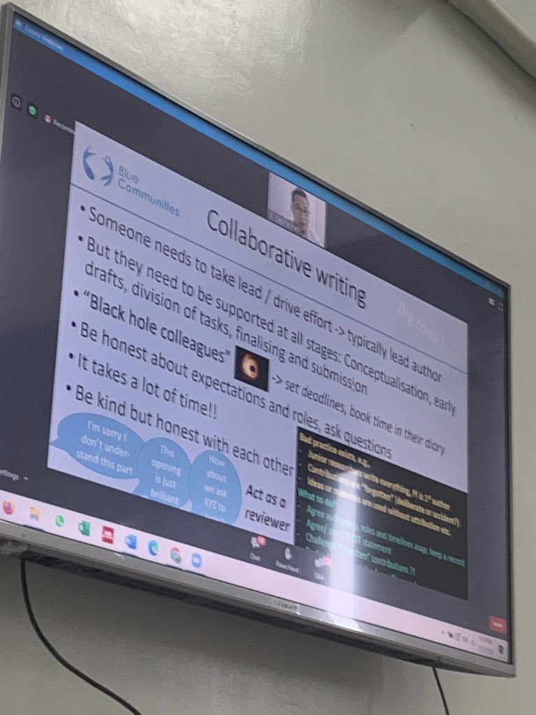 KarenMadarcos's tweet photo. Another great presentation from @SabinePahl! What a day full of amazing and motivating information! #BlueComms2020 https://t.co/y0VnMEN8vd