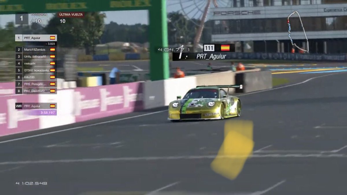 PRT_aguiur's tweet photo. Solo me dijeron ese diseño especial tiene que cruzar la linea de meta en primera posición!!! Otra vez pole vuelta rápida y victoria 🏆🥇recuperando la confianza que perdí!!! @LightningRacin1 @BitHidraulyco @SIMRACINGALICIA @wearteamdesign #paletsneila #somospistones #gracias https://t.co/XHveFv92JQ