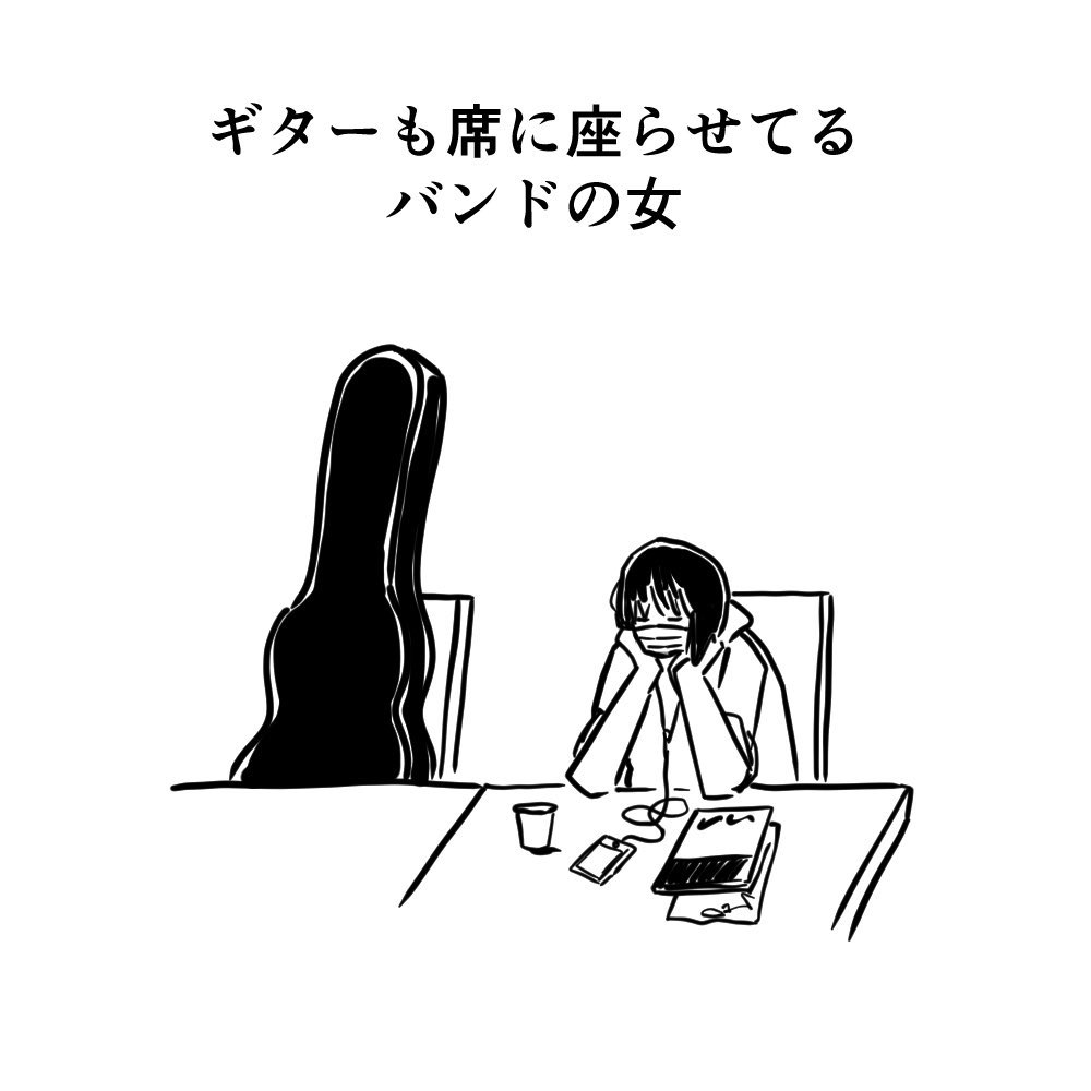 漫画を描くためにフードコートに通っていたのですが、そこで見かけた人たちシリーズ① 