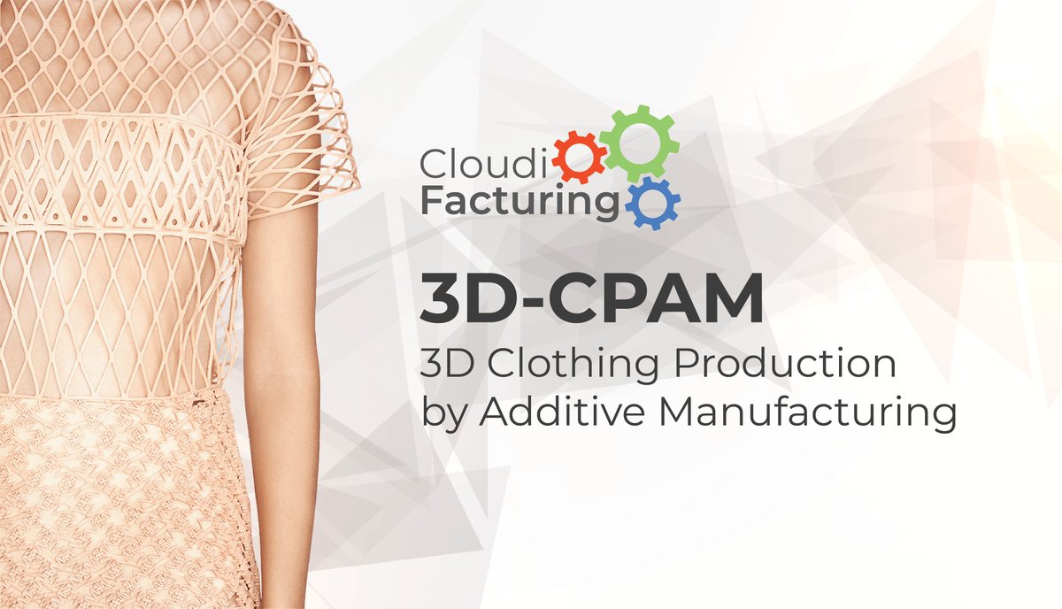 CIR_RBI's tweet photo. @CIR_RBI is participating in @CloudiFacturing project with an experimnet on clothing production by using 3D printing technology. Read more about 3D-CPAM on https://t.co/laikneuRPI https://t.co/sYDVJAHz0j