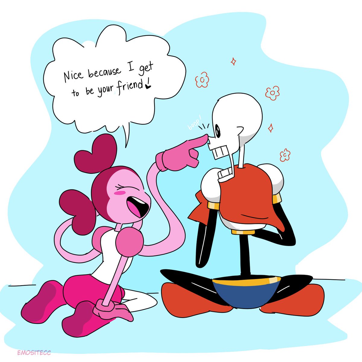 EMositeCC's tweet photo. Spaghetti Babies ❤️ #StevenUniverse #Undertale https://t.co/b3z0rKYicZ