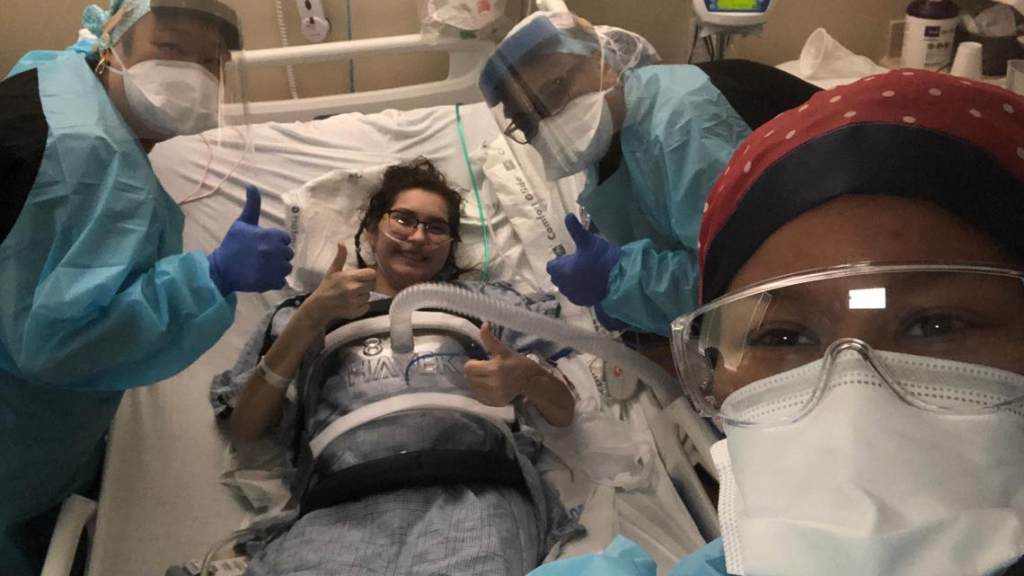 Cautionary Tale,24 y.o. Paola Castillo spent 79 days in the hospital, intubated fighting for her life against  #COVID. After recovering she said, “Maybe if I would have just listened and worn a mask, just a simple thing, I would have avoided all this”  https://ktla.com/news/coronavirus/24-year-old-who-beat-covid-19-after-nearly-80-days-in-the-hospital-says-she-wishes-she-wore-a-mask/