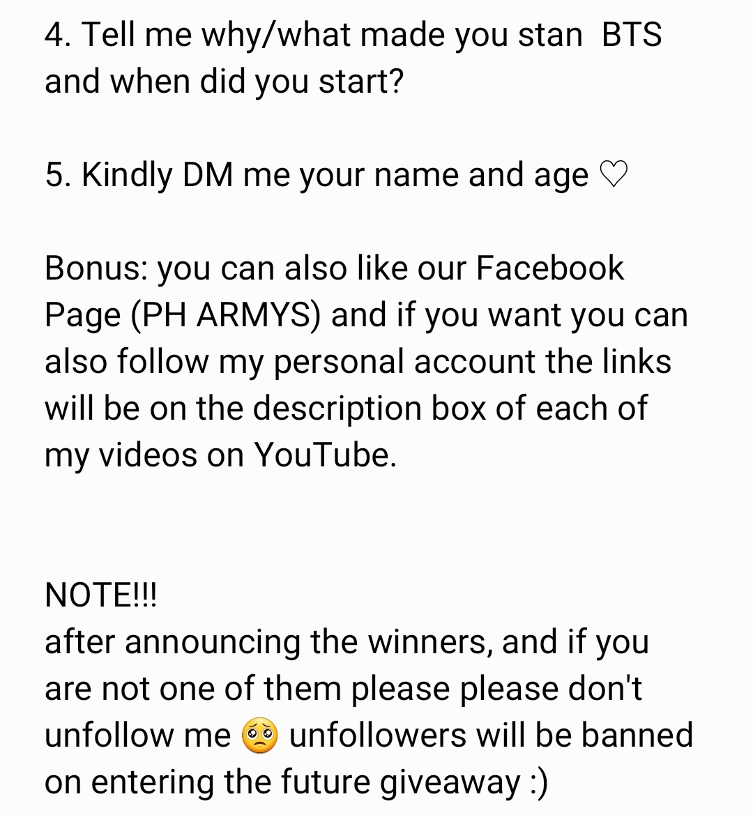 gmaknaejeonkook's tweet photo. ‼️ GIVEAWAY ‼️ 
 🇵🇭PH ONLY🇵🇭

see photos below for the MECHANICS 

RT/LIKE ang tag your moots :)

GOODLUCK!💜 

There will be 2 winners for this GA

Winner 1: 
Prize: Unsealed BTS LY: Tear Album (without PC and poster

Winner 2: BTS UNOFFICIAL MERCHS!! https://t.co/WLwyBuapqF