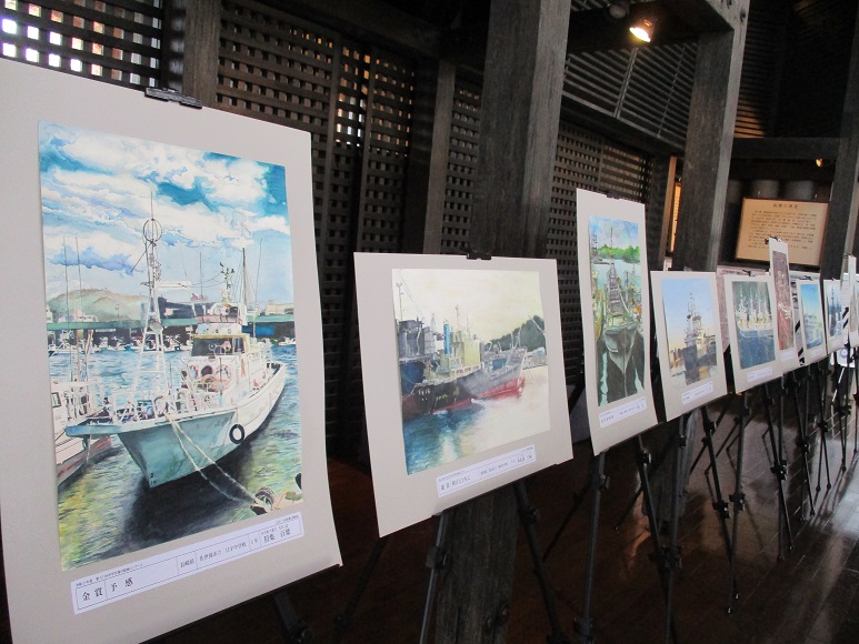 国土交通省九州運輸局 海の月間 第57回九州 山口地区中学生海の絵画コンクール 九州海事広報協会主催 九州運輸局ほか後援 の入賞作品展が北九州市の門司港レトロにある旧門司税関にて 7月日 31日まで開催中です 金賞1 銀賞3 銅賞6 佳作30