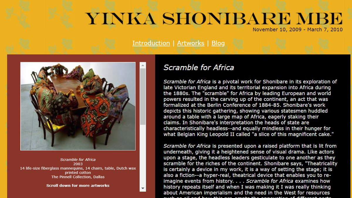 Bangtan Scholars ᴮᴱ You Can Read More About Scramble For Africa 03 By Yinka Shonibare Here Bts Twt Bts Btsresearch Btsarmy T Co Violfka0oh T Co Ecvzo8n2n8
