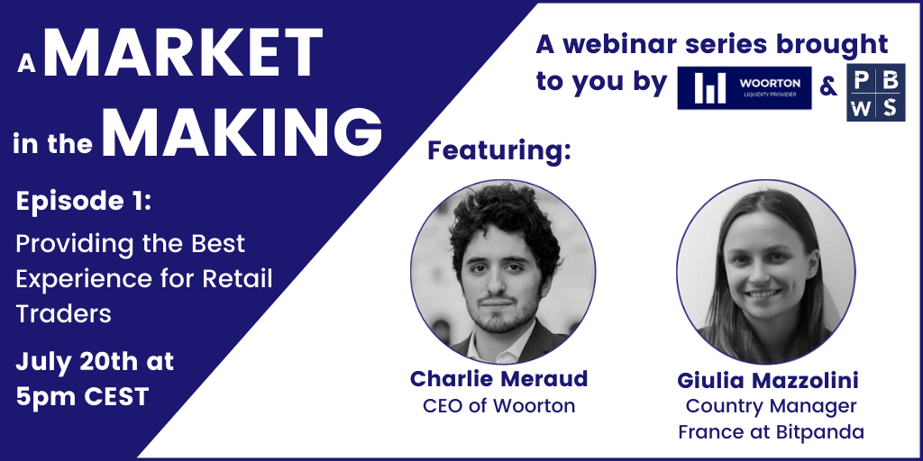 ParisBlockWeek's tweet photo. WEBINAR ANNOUNCEMENT 🚀

Join us today at 5:00pm CEST for an exclusive webinar featuring @CharlieMero, CEO of @woorton and @giuliamazzo, Country Manager France at @bitpanda!  

Click here to register for free👇
https://t.co/p4DSsKT17c

#PBWS2020 #cryptocurrency #blockchain https://t.co/Y95IX3EQah