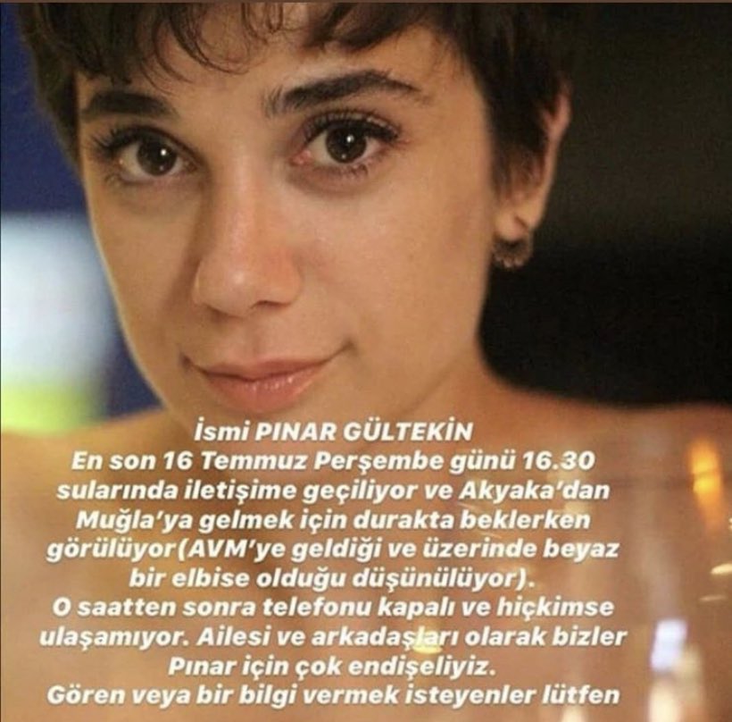 cansugngrr's tweet photo. #pinargultekin #PınarGueltekinNerede  bir an önce iyi haberlerini alalım 🙏 https://t.co/ejcR9xnqu3