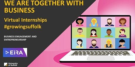 UOS_Alumni's tweet photo. Would you like to know more about our Virtual Internships?
If you are a @UniofSuffolk Student, Graduate, Academic or SME Business check out the details below
#TogetherWithBusiness #GrowingSuffolk
https://t.co/hEAQR47vb4 https://t.co/DDmIbk8E2a