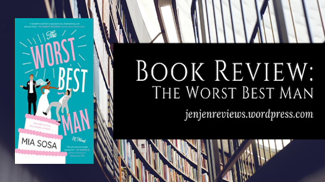 Hey look a non-requested book review that I've been putting off for over a month for no good reason!

Book Review: The Worst Best Man by Mia Sosa (4 stars)

#BloggerLoveShare #BCSwap #bookbloggershub #BloggersViewpoint

jenjenreviews.wordpress.com/2020/07/19/boo…