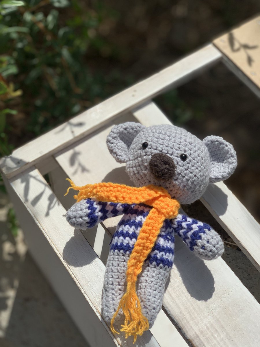 a_i_m_0's tweet photo. My baby Koala 🐨

أول تجربة كاملة لصنع دمية #Amigurumi https://t.co/7ZLQe0nzF0