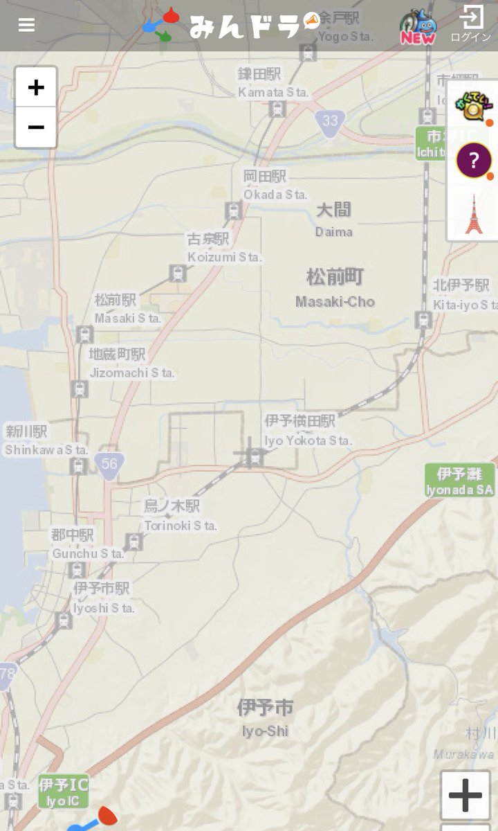 永井浩二 東京と愛媛のど田舎の違い リアルタイムで同じ1キロ範囲を表示してこの違いだよ サントリースポットもほとんど無し 投稿もメガモンも僅かしか無し 俺 それでもドラクエウォーク大好きだよ 運営の皆さん これからも楽しいイベント出るの待って