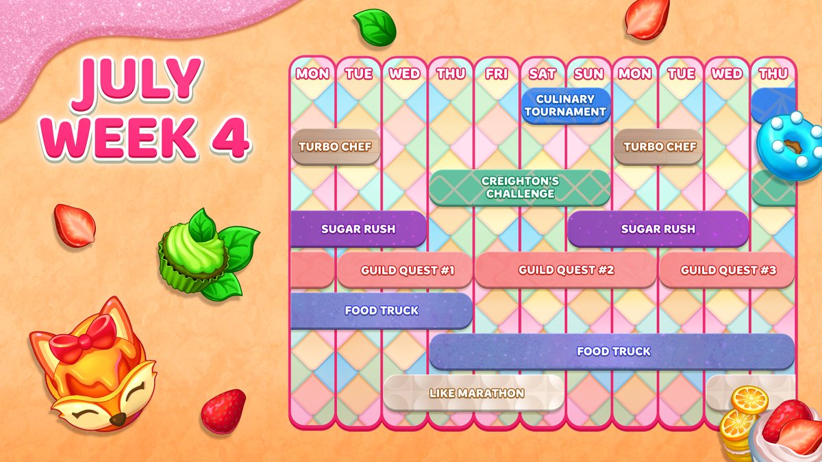 cookingdiary's tweet photo. Don't be afraid of missing your favorite events, check this calendar and be ready to seize your chance!😁

#cookingdiary #tastyhills #calendar https://t.co/uNWo82h62I