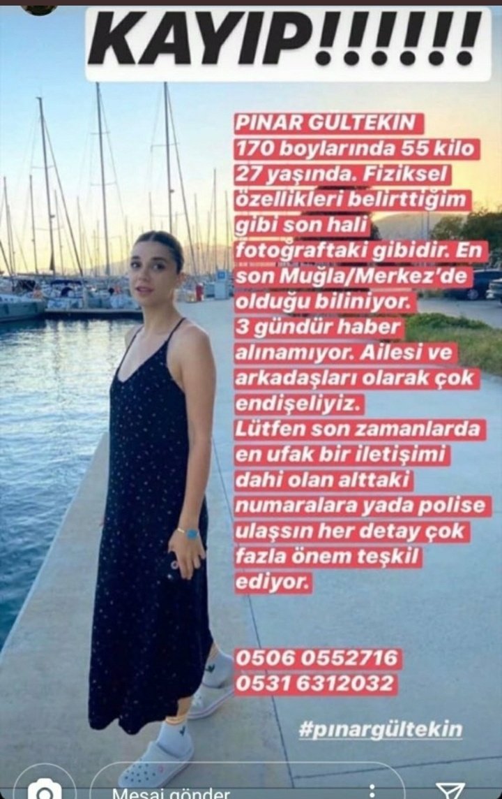 Survivor barış fanları gündemi meşgul ediyor demezsiniz heralde buna da  

PınarGültekin KayıpAranıyor