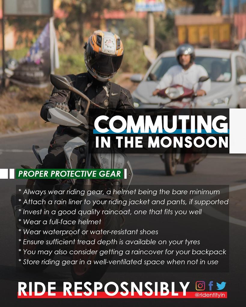 ridentityin's tweet photo. Commuting in the Monsoon | Monsoon could be quite unpredictable, and in India, overwhelming at times. And while a large pie of people have to commute to work on daily basis, Rains comes in with its own sets of difficulties than just the wet roads.
@MumbaiPolice @cyberabadpolice https://t.co/4tvcNEdE2o