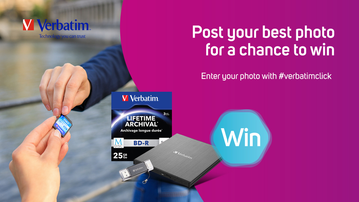 ScanProVideo's tweet photo. We've teamed up with Verbatim for National Photography week to give away some incredible prizes! We want to see your best photo or best family photo to be in with the chance to win:

https://t.co/njcCRjKs1H

#verbatimfamily #verbatimclick #Photography #nationalphotoweek #photo https://t.co/47ZQDeRFaF