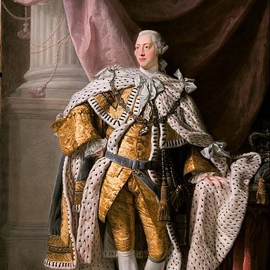 King George III in coronation robes by Allan Ramsay, from th