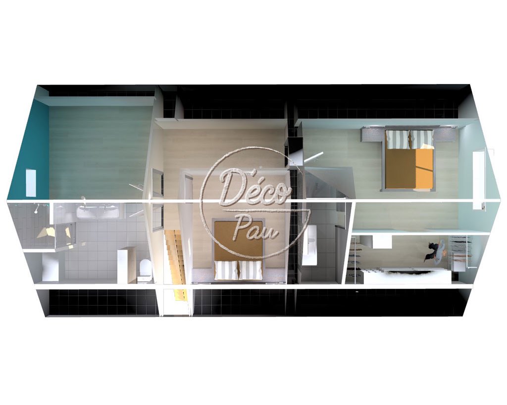 DecoPau1's tweet photo. Suite en 3D pour ce projet d’extension cette fois pour l’étage. Intégration d’une suite parentale. #amenagementinterieur #amenagementpau #decorationterieurbearn #decorationinterieurpau #extensionmaison #suiteparentale #decopau #pau https://t.co/6ISy9vujnf