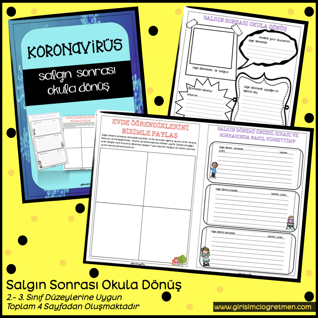 💌 [ HAYAT BİLGİSİ KATEGORİSİ ] 
🔺: “Salgın Sonrası Okula dönüş” PDF 
➡️ Girişimci Öğretmen Mağaza sahibi : <a href="/teachergiller/">Kafka's Stepsister</a> 

PDF için link: girisimciogretmen.com/Product/Produc…