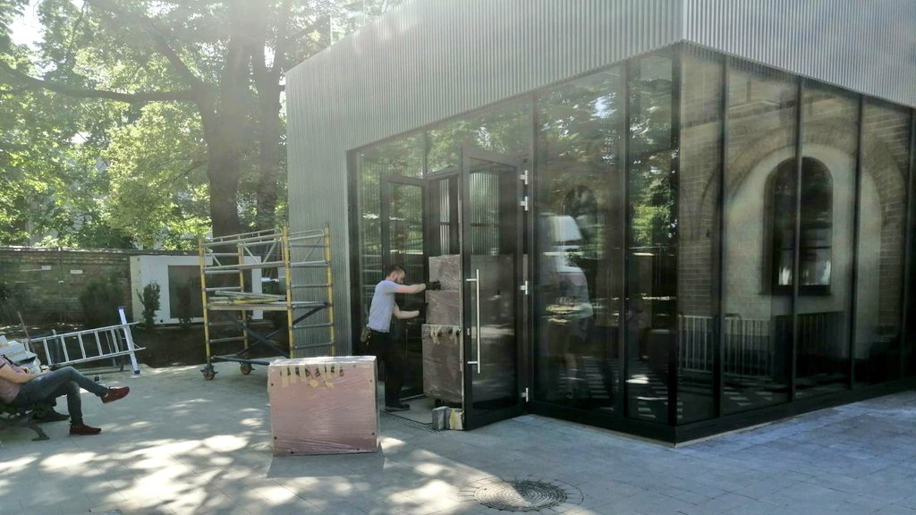 RigaAnatomy's tweet photo. Furniture of the exposition has arrived & moves in into freshly renovated building 🙌 #museumbuilding https://t.co/MMTGVLCu1o