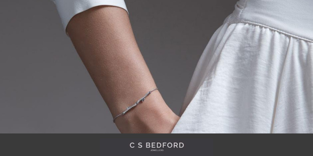 CSBedford's tweet photo. This silver diamond bracelet from the Cherry Branch collection features 0.20ct of white diamond pave and recalls the serene, sun-dappled branches of the Cherry Blossom tree.  Shop online now! #jewellery  #forher https://t.co/JVQMyUwYxl https://t.co/U36cao34hx
