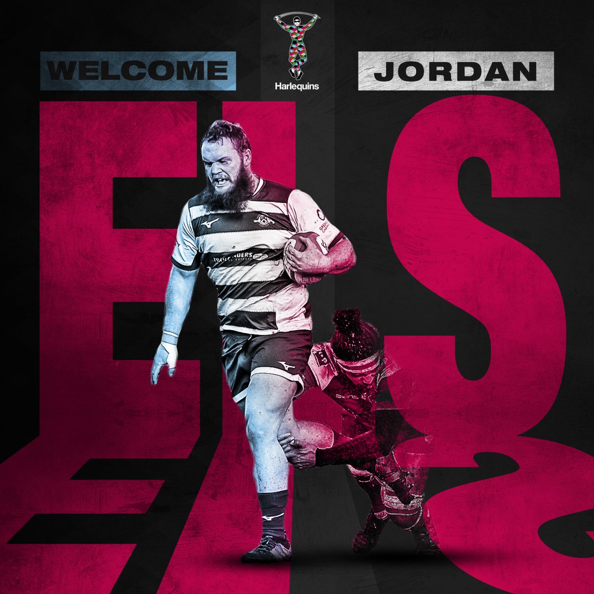 🙌 The Club is delighted to announce the signing of Jordan Els. 🤝 The 23-year-old loosehead prop joins from @ealingtfrugby. 🗞 bit.ly/ElsJoinsQuins #COYQ