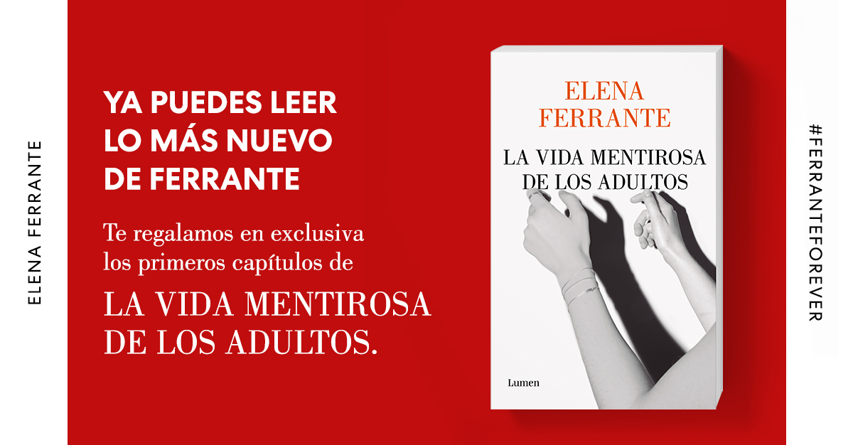 penguinlibros's tweet photo. Liberamos los primeros capítulos de «La vida mentirosa de los adultos», la nueva novela de Elena Ferrante 🙌
¡A la venta el 1 de septiembre!
Consíguelos aquí 👉 https://t.co/kmFE2RIfTR
*Descargas disponibles hasta el 26 de julio.
#FerranteForever #LibrosRecomendados https://t.co/vSDkYhTWyn