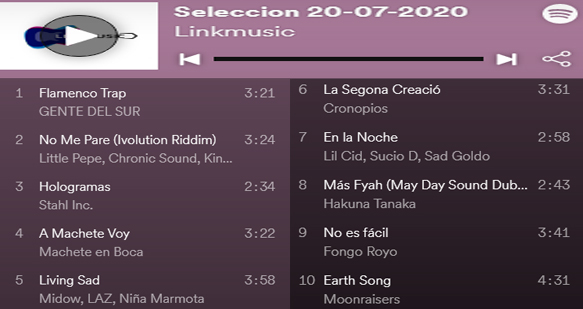 lnkmsc_ES's tweet photo. #PlaylistSpotify de #Linkmusic
https://t.co/Cm9rGg5249
@GenteDelSurCD @ChronicSound1 @MacheteEnBoca @ninamarmotabcn @cronocopios_band @hakuna_takana @FongoRoyo @moonraisers Stahl Inc SUCIO D
#hiphop #fusion #flamenco #regaae #rap
Entra, y síguelos: https://t.co/YLab6Xmb2j https://t.co/FMhPkJaVsg