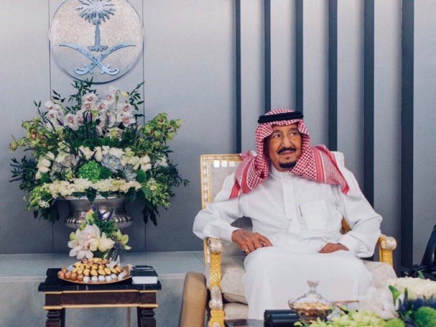 اللهم احفظ #خادم_الحرمين_الشريفين وألبسه ثوب الصحة والعافية.

شدة وتزول يا أبونا وحبيبنا 💚