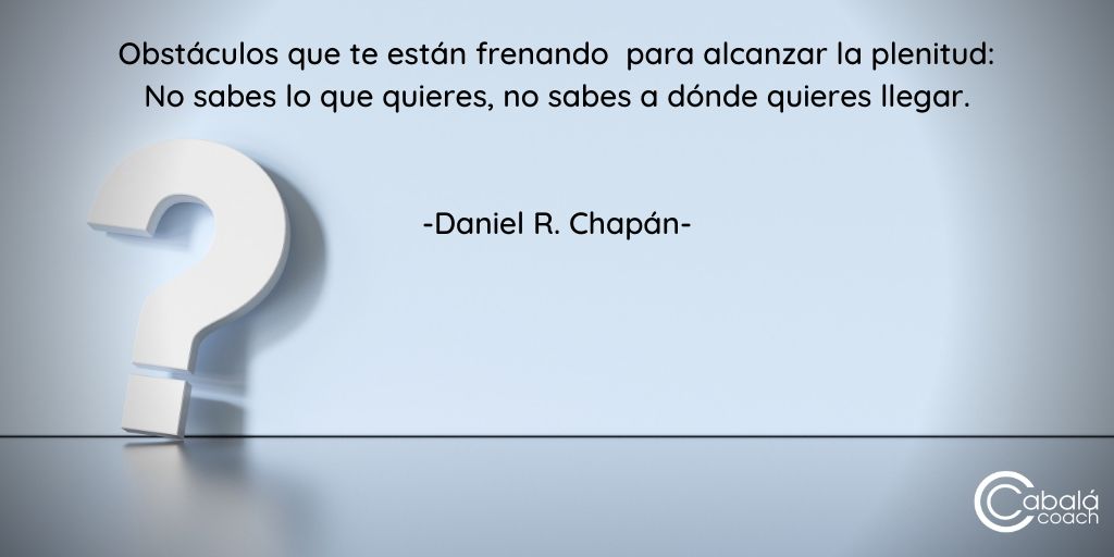 CabalaCoach's tweet photo. #2de5 #BuenosDias #CabalaCoach
Obstáculos que te están frenando
para alcanzar la plenitud
No sabes lo que quieres, no sabes a donde quieres llegar. https://t.co/RvllFBuijF
