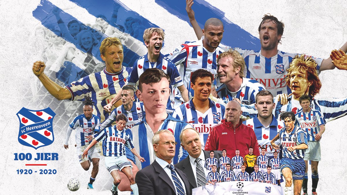 💯 𝗛𝗢𝗡𝗗𝗘𝗥𝗗 𝗝𝗔𝗔𝗥 vv &amp; sc Heerenveen

Lokwinske, 𝗙𝗘𝗔𝗡𝗙𝗔𝗡𝗦! 🔵⚪️♥️

#100jier