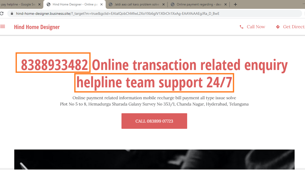 DMKashanKhan's tweet photo. Hello  @GoogleAds @Cyberdost @Google @GoogleIndia this is new scam is going on the internet by the help of google ads. when i type "Google Pay Help Line"on google many ads showing. when i am calling on these number. these all are scammer who send me link of payment and and (1/2) https://t.co/ndikEBYvvD