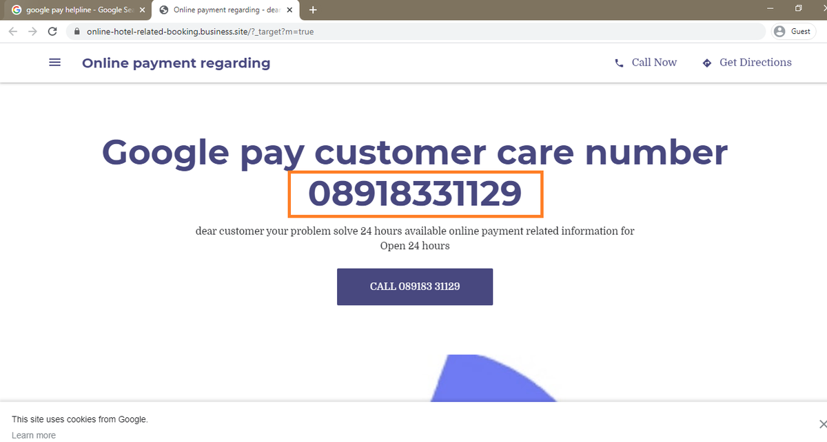 DMKashanKhan's tweet photo. Hello  @GoogleAds @Cyberdost @Google @GoogleIndia this is new scam is going on the internet by the help of google ads. when i type "Google Pay Help Line"on google many ads showing. when i am calling on these number. these all are scammer who send me link of payment and and (1/2) https://t.co/ndikEBYvvD