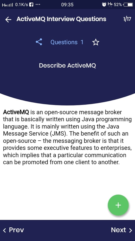 alltop_question's tweet photo. ActiveMQ Interview Questions
If are you read the best ActiveMQ interview questions. to learn to all questions, download this app now https://t.co/KXGMq9Sh1d
#ActiveMQ #interviewQuestion #java #bestinterview #technical #learninigapp #top10inteview #interviewapp #Programming https://t.co/3PHOZU4QU8