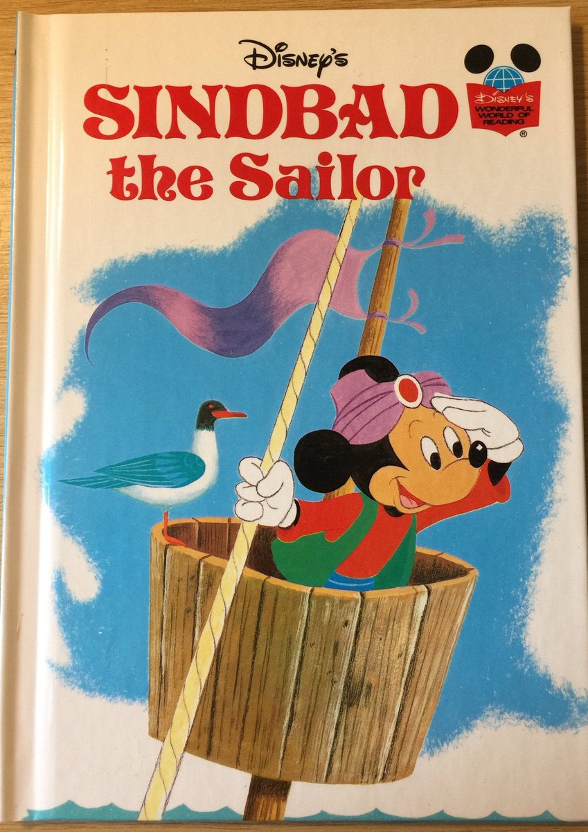 WatsonsVintage's tweet photo. ONLY £7.50 FOR THIS FABULOUS LITTLE VINTAGE MICKEY MOUSE BOOK FROM 1978 In my #etsy shop: Vintage/Retro ‘Sinbad The Sailor' Walt Disney's Wonderful World of Reading #HardbackBook #MickeyMouseFan #BirthdayGift https://t.co/WIZIKzOQSw #UnusualBirthdayGift #Vintage #DisneyFanGift https://t.co/oaNdiL7JxU